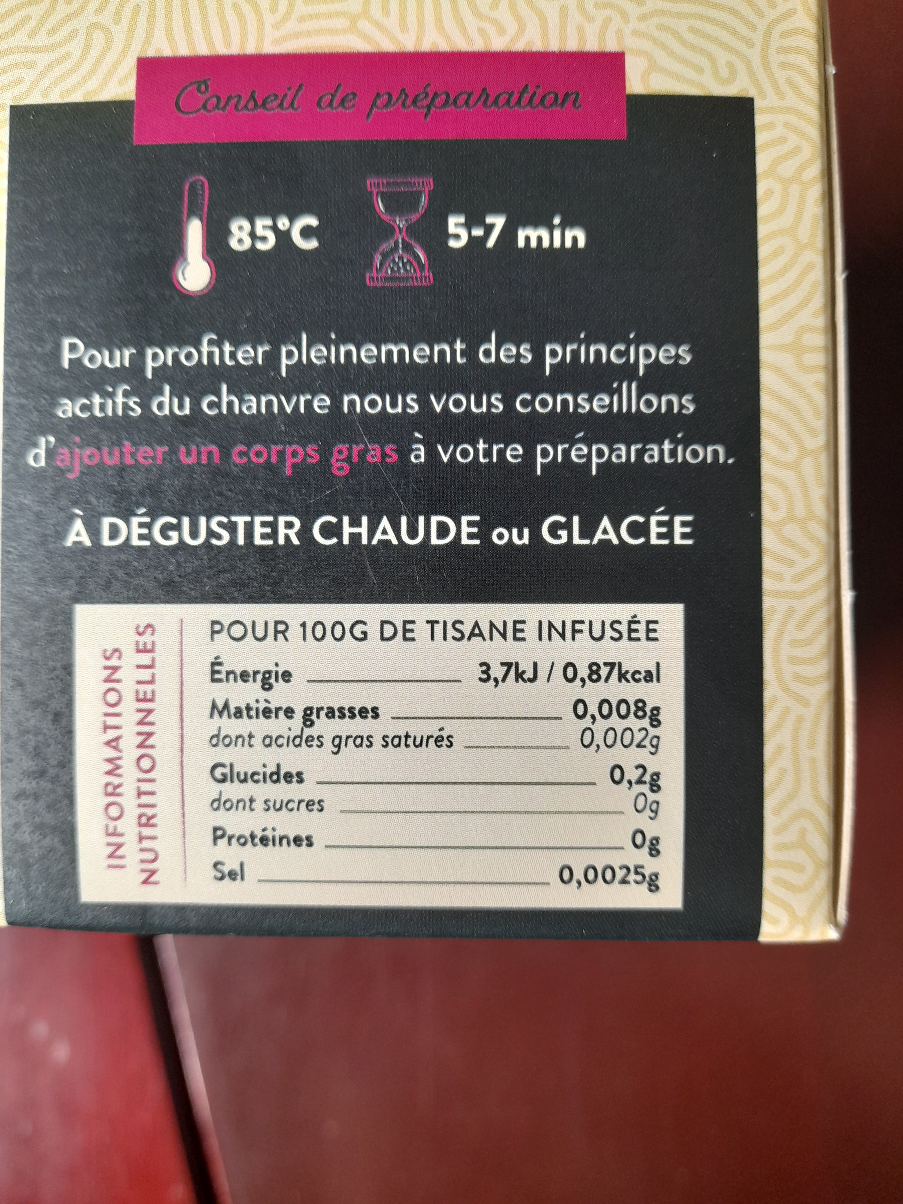 Infusettes riches en CBD Hibiscus